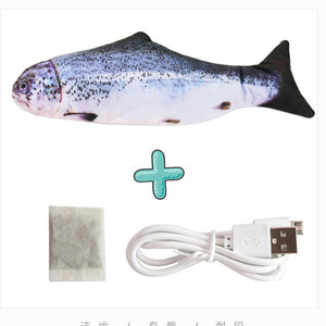 貓咪 USB 充電器互動魚玩具