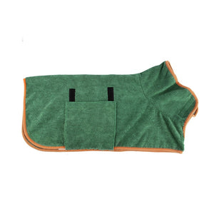 Manteau de séchage absorbant en microfibre pour animaux de compagnie