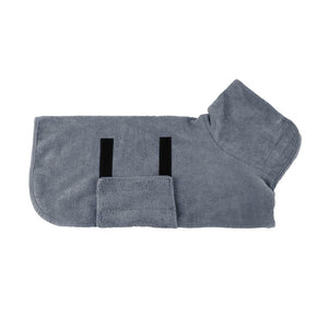 Manteau de séchage absorbant en microfibre pour animaux de compagnie