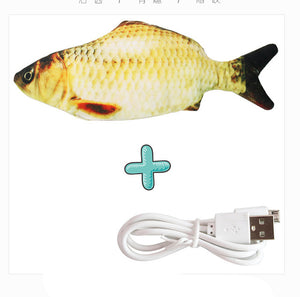 貓咪 USB 充電器互動魚玩具