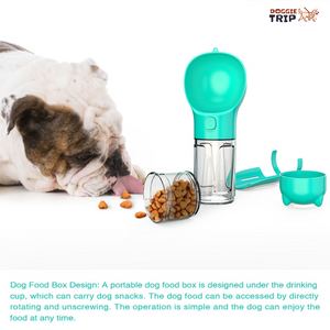 3 in 1 Dog Water Bottle & Feeder