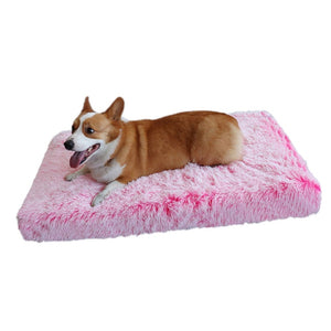 Lit pour chien lavable en peluche