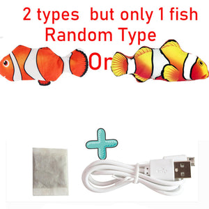 Cats USB Charger Interactive Fish Toy