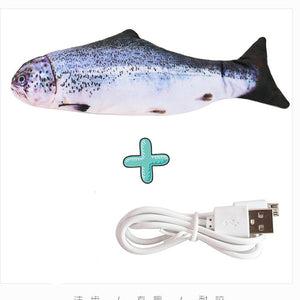 Cats USB Charger Interactive Fish Toy