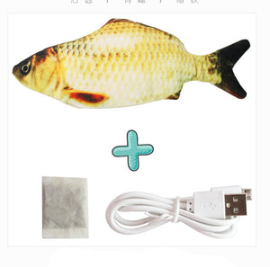 Cats USB Charger Interactive Fish Toy