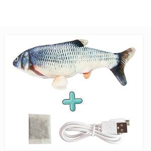 Cats USB Charger Interactive Fish Toy