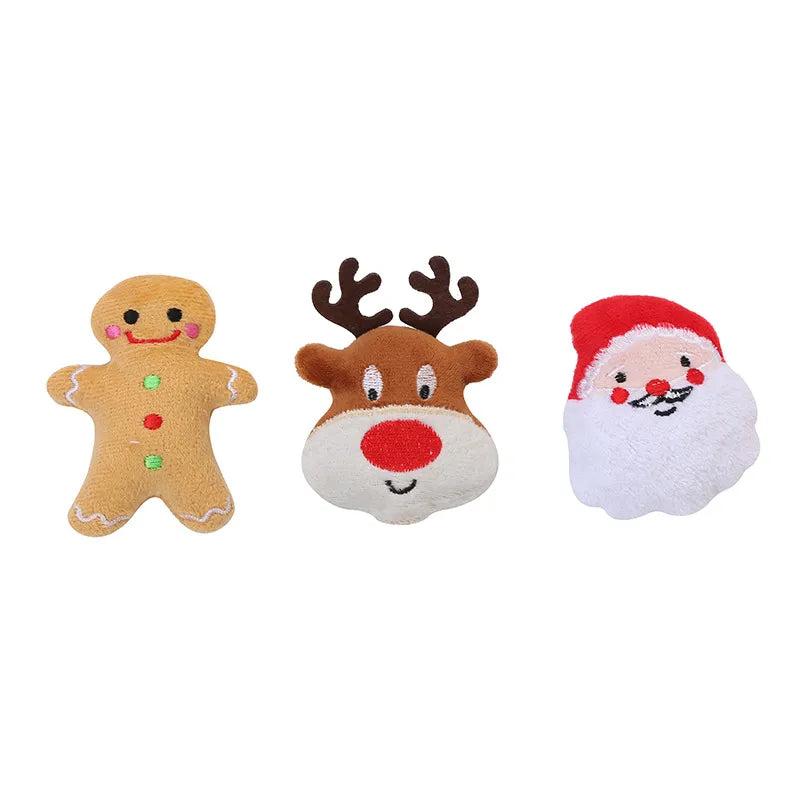 Christmas Gingerbread Man Pet Toy