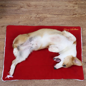 Tapis de couchage de Noël pour animaux de compagnie