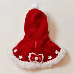 Cute Pet Dog Christmas Cloak