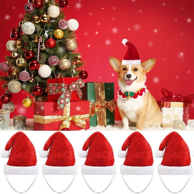 Casquette de chapeau de Noël pour chien et chat pour animaux de compagnie