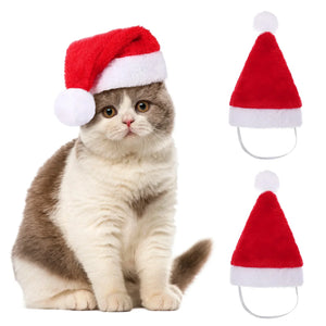 Pet Cat Dog Christmas Hat Cap