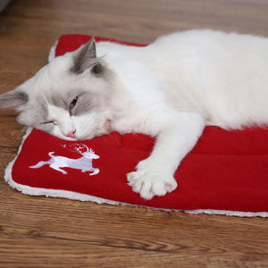 Tapis de couchage de Noël pour animaux de compagnie