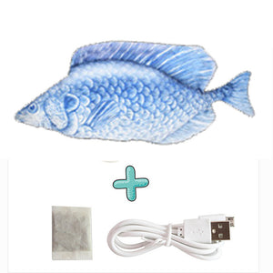 Jouet de poisson interactif avec chargeur USB pour chats