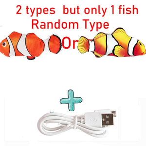 貓咪 USB 充電器互動魚玩具