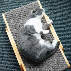 木製貓抓板休閒床