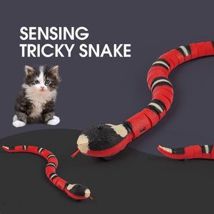自動電子蛇貓玩具