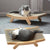 Wooden Cat Scratcher Lounge Bed