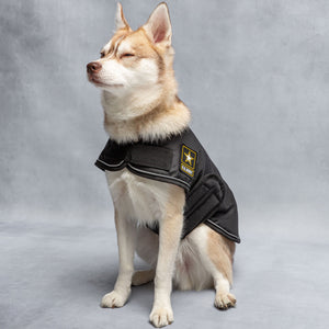 Veste de couverture pour chien de l'armée