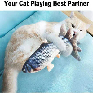 Cats USB Charger Interactive Fish Toy